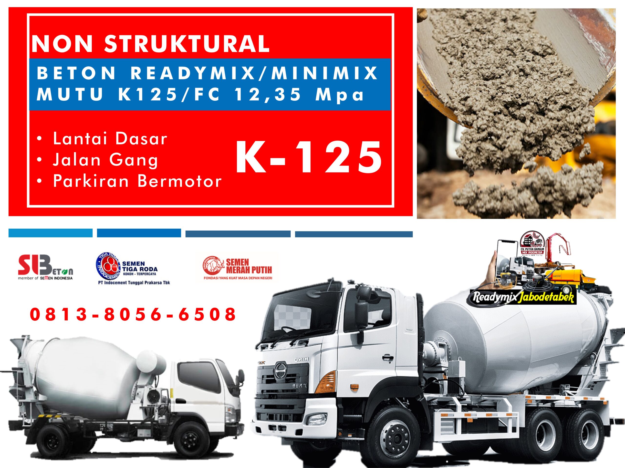 Harga Beton k125