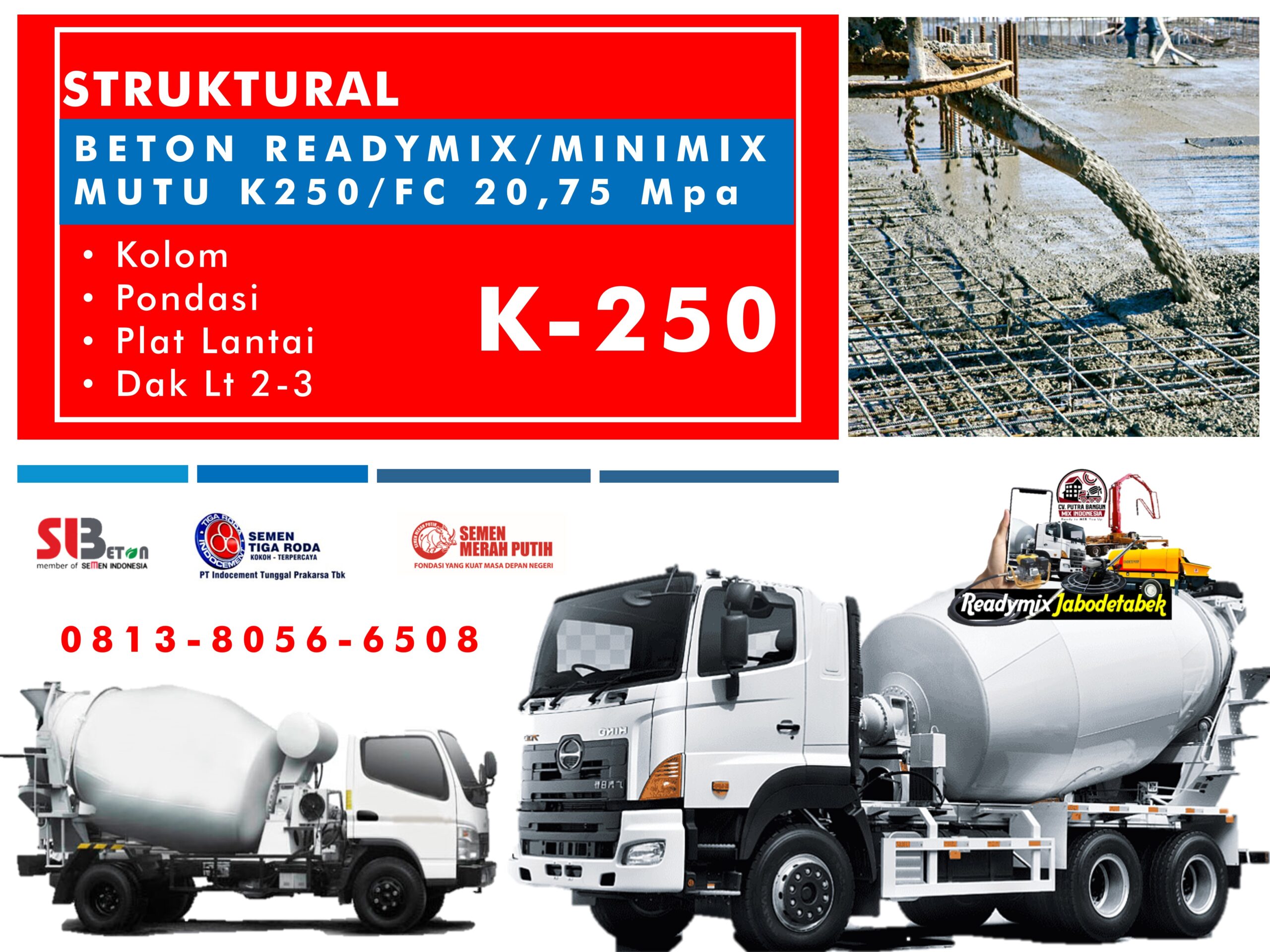Harga Beton k250